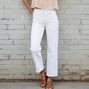 BLANKNYC Baxter Ribcage Straight Leg Jeans Natural White (Off-White) Size 27